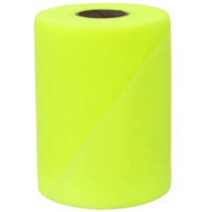 falk fabrics tulle spool, 6-inch by 100-yard, neon yellow