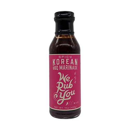 Medium Spicy Korean Bulgogi Kalbi Galbi BBQ Marinade & Sauce Gluten-free, Non-GMO, Vegan, OU Kosher 15oz (pack of 1)