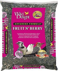 wild delight fruit n' berry bird food, 5 lb