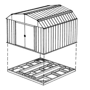 Arrow Sheds FDN106 Base Kit for 4'x10', 8'x6' & 10'x6' Arrow sheds