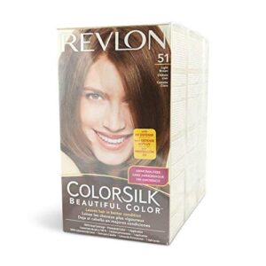 revlon colorsilk #51 light brown (pack of 6)