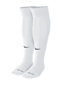 nike dri-fit classic soccer 2-pack socks - white (large)