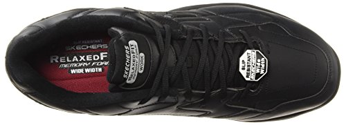 Skechers Men's Felton Sneaker, Black, 11 Wide