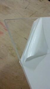 sibe-r plastic supply - cast acrylic plexiglas sheet 8" x 12" x 1/4" clear