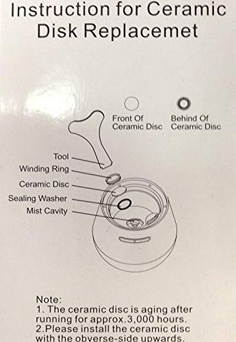 ZAQ Diffuser Repair Replacement Ceramic Disc Kit for Allay, Noor, Dew