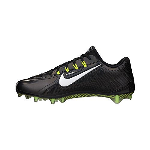 Nike Vapor Carbon Elite TD Mens Football Cleats Black/White 631425 011 (13.5 M US)