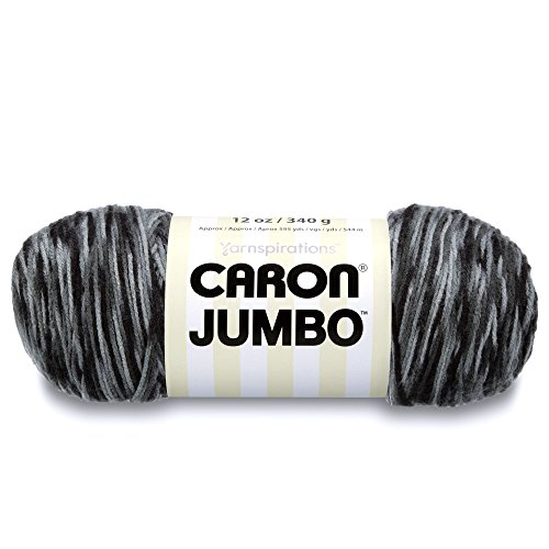 Caron Jumbo Ombre Yarn, 12 oz, Dalmation, 1 Ball