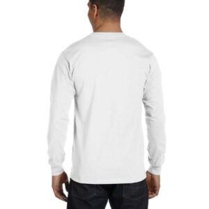 Hanes mens Essentials Long Sleeve T-shirt Value Pack (4-pack) fashion t shirts, White, X-Large US