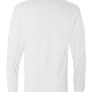 Hanes mens Essentials Long Sleeve T-shirt Value Pack (4-pack) fashion t shirts, White, X-Large US