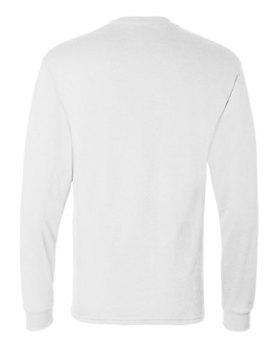 Hanes mens Essentials Long Sleeve T-shirt Value Pack (4-pack) fashion t shirts, White, X-Large US