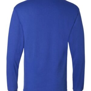 Hanes mens Essentials Long Sleeve T-shirt Value Pack (4-pack) fashion t shirts, Deep Royal, X-Large US