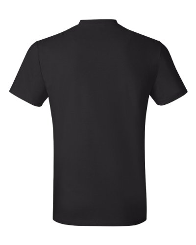 Hanes Men's Big and Tall Nano Premium Cotton T-Shirt (Pack of 2), Black, 3X-Large