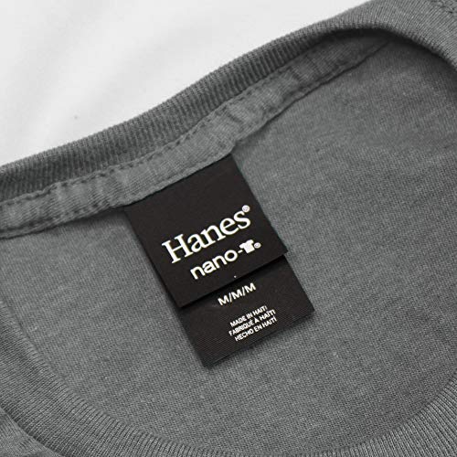 Hanes Men's Long-Sleeve Premium T-Shirt (Pack of 2), White, Small