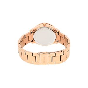 Fossil Women's Stella Quartz Stainless Steel Multifunction Watch, Color: Rose Gold Glitz (Model: ES3590)