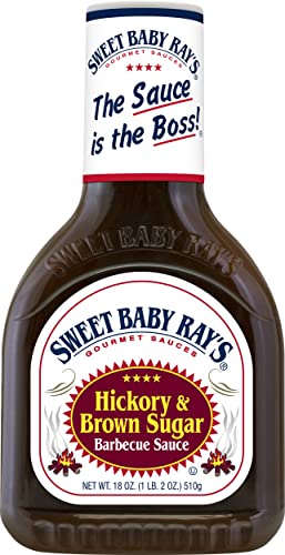 Sweet Baby Ray's Variety Honey Barbecue Sauce Hickory & Brown Sugar BBQ Sauce Sweet 'n Spicy BBQ Sauce (18 Ounce, Pack of 3)