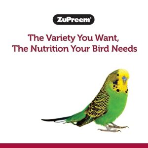 ZuPreem Smart Selects Bird Food for Medium Birds, 2.5 lb - Everyday Feeding for Cockatiels, Quakers, Lovebirds, Small Conures