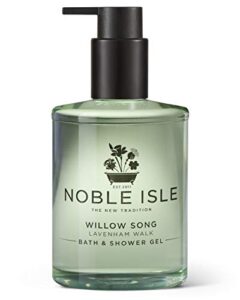 noble isle willow song bath & shower gel | luxury body wash for women with fine british fragrance oils | vegan body wash & paraben free body wash (8.45 oz)