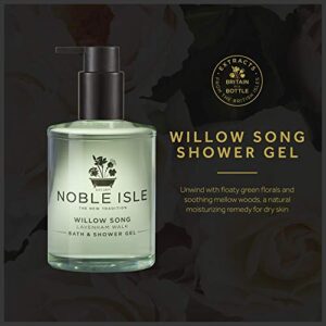 Noble Isle Willow Song Bath & Shower Gel | Luxury Body Wash for Women with Fine British Fragrance Oils | Vegan Body Wash & Paraben Free Body Wash (8.45 oz)