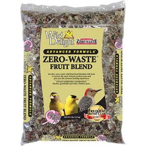wild delight zero-waste fruit blend bird food, 5 lb