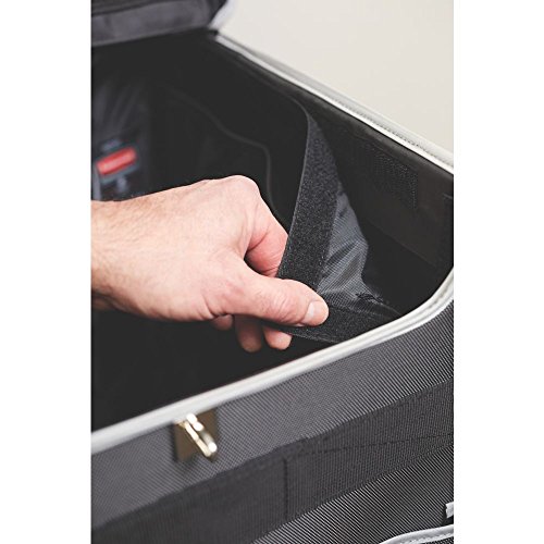 Rubbermaid Commercial Products-1902465 , Executive Quick Carts Mobile/Travel Office Cart for Housekeeper, Sales Rep, Medical Professionals, Home Healthcare, Teachers - Large, Dark Gray