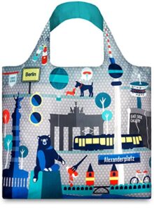 loqi urban berlin reusable shopping bag, multicolored