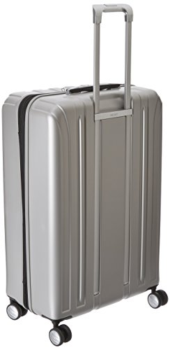 DELSEY Paris Titanium Hardside Expandable Luggage with Spinner Wheels, Silver, Checked-Large 29 Inch,207183011