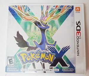 case and instruction booklet (no game) for nintendo 3ds pokemon x - no game included