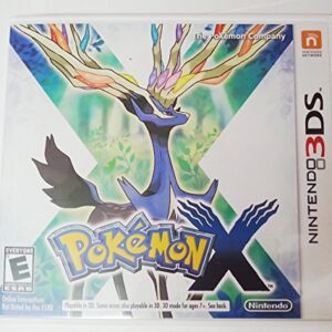 Case and Instruction Booklet (NO GAME) for Nintendo 3DS POKEMON X - NO GAME INCLUDED