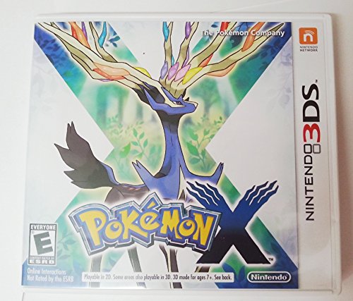 Case and Instruction Booklet (NO GAME) for Nintendo 3DS POKEMON X - NO GAME INCLUDED