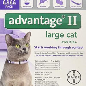 Advantage II Large Cat 4-Pack