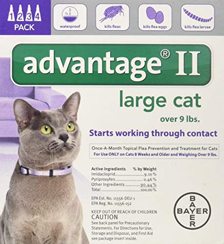 Advantage II Large Cat 4-Pack