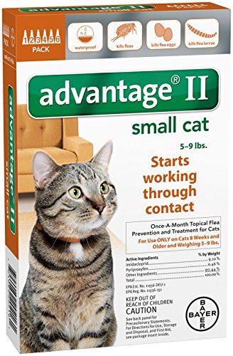 Bayer Animal Health Advantage II Small Cat 6-Pack