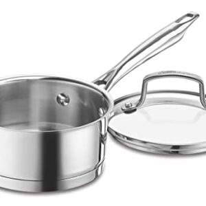 Cuisinart 8919-14 Professional Series 1-Quart Saucepan with Cover, Stainless Steel