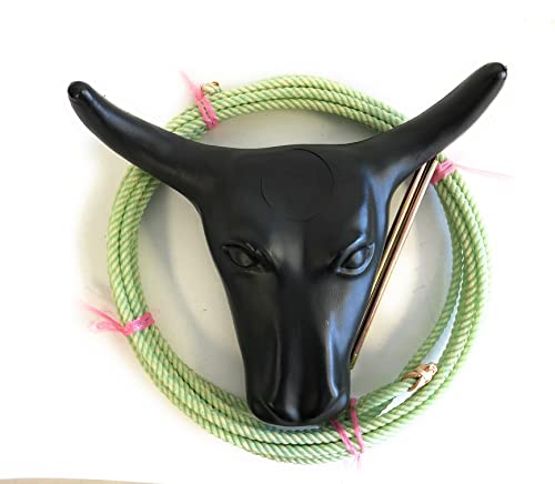 AJ Tack Junior Steer Head Dummy Set Twisted White