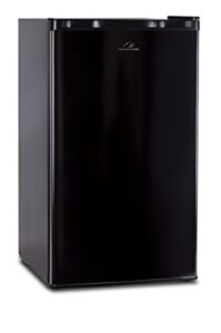 commercial cool ccr32b compact single door refrigerator and freezer, 3.2 cu. ft. mini fridge, black