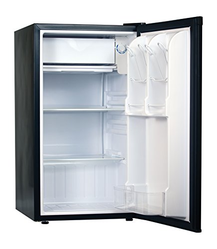 Commercial Cool CCR32B Compact Single Door Refrigerator and Freezer, 3.2 Cu. Ft. Mini Fridge, Black