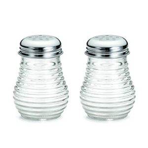 Tablecraft Beehive Range Salt and Pepper Shakers - 6 oz. Set of Two