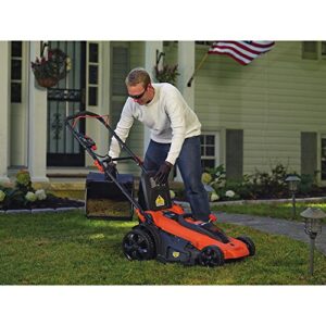 BLACK+DECKER CM2040 40V Lithium 3-in-1 Cordless Mower, 20"