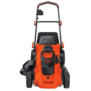 BLACK+DECKER CM2040 40V Lithium 3-in-1 Cordless Mower, 20"