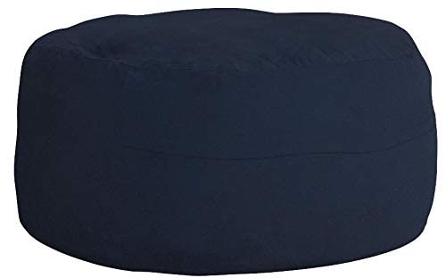 Chill Sack Bean Bag Chair: Giant 5' Memory Foam Furniture Bean Bag - Big Sofa with Soft Micro Fiber Cover - Navy