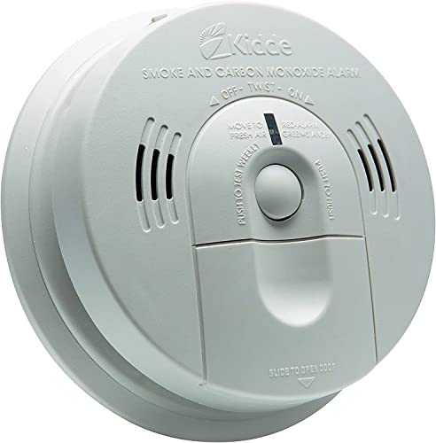 Kidde Smoke & Carbon Monoxide Detector with Voice Alerts, Battery Powered, Combination Smoke & CO Alarm