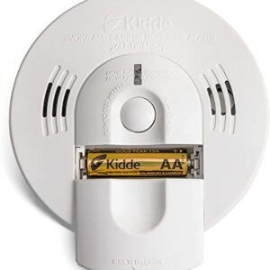 Kidde Smoke & Carbon Monoxide Detector with Voice Alerts, Battery Powered, Combination Smoke & CO Alarm