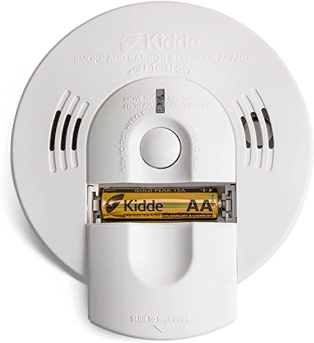 Kidde Smoke & Carbon Monoxide Detector with Voice Alerts, Battery Powered, Combination Smoke & CO Alarm