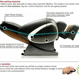 Osaki OS-4000 Massage Chair Zero Gravity Computer Body Scan, Auto Height Adjustment, and Wireless Remote