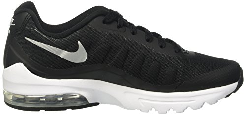 Nike Womens Air Max Invigor Running Trainers 749866 Sneakers Shoes (UK 3.5 US 6 EU 36.5, Black Metallic Silver White 001)