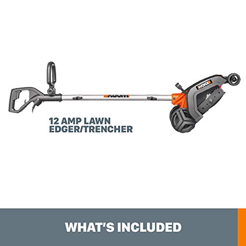 Worx Edger Lawn Tool, Electric Lawn Edger 12 Amp 7.5", Grass Edger & Trencher WG896