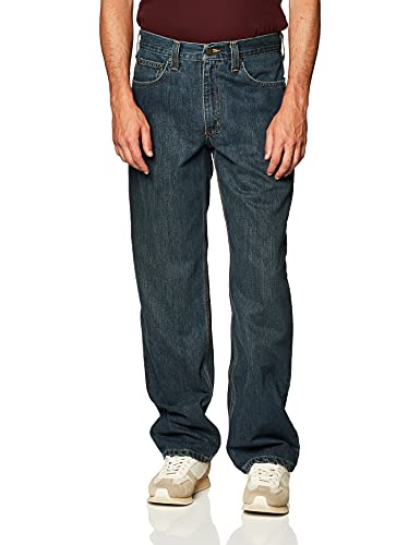 Carhartt Men's Relaxed Fit Holter Jean, Bed Rock, 36W X 30L