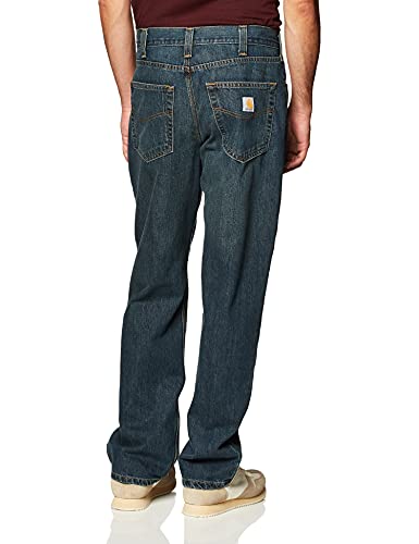 Carhartt Men's Relaxed Fit Holter Jean, Bed Rock, 36W X 30L