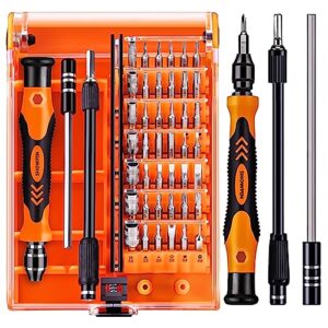mini screwdriver set, torx bit set with t3 t4 t5 t6 t7 t8 t9 t10 t15 t20 security torx bit, computer repair tool kit with phillips head screwdriver compatible for nintendo switch, iphone, pc repair
