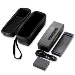 caseling Hard Case Fits Bose soundlink Mini II (1 and 2 Gen) Portable Wireless Speaker & Charger/Cable Accessories - Fits with The Bose Silicone Soft Cover - Storage Carrying Travel Bag.